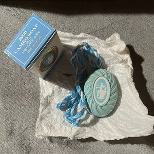 Avon Blue Hand Soap with Elegant Design 1969